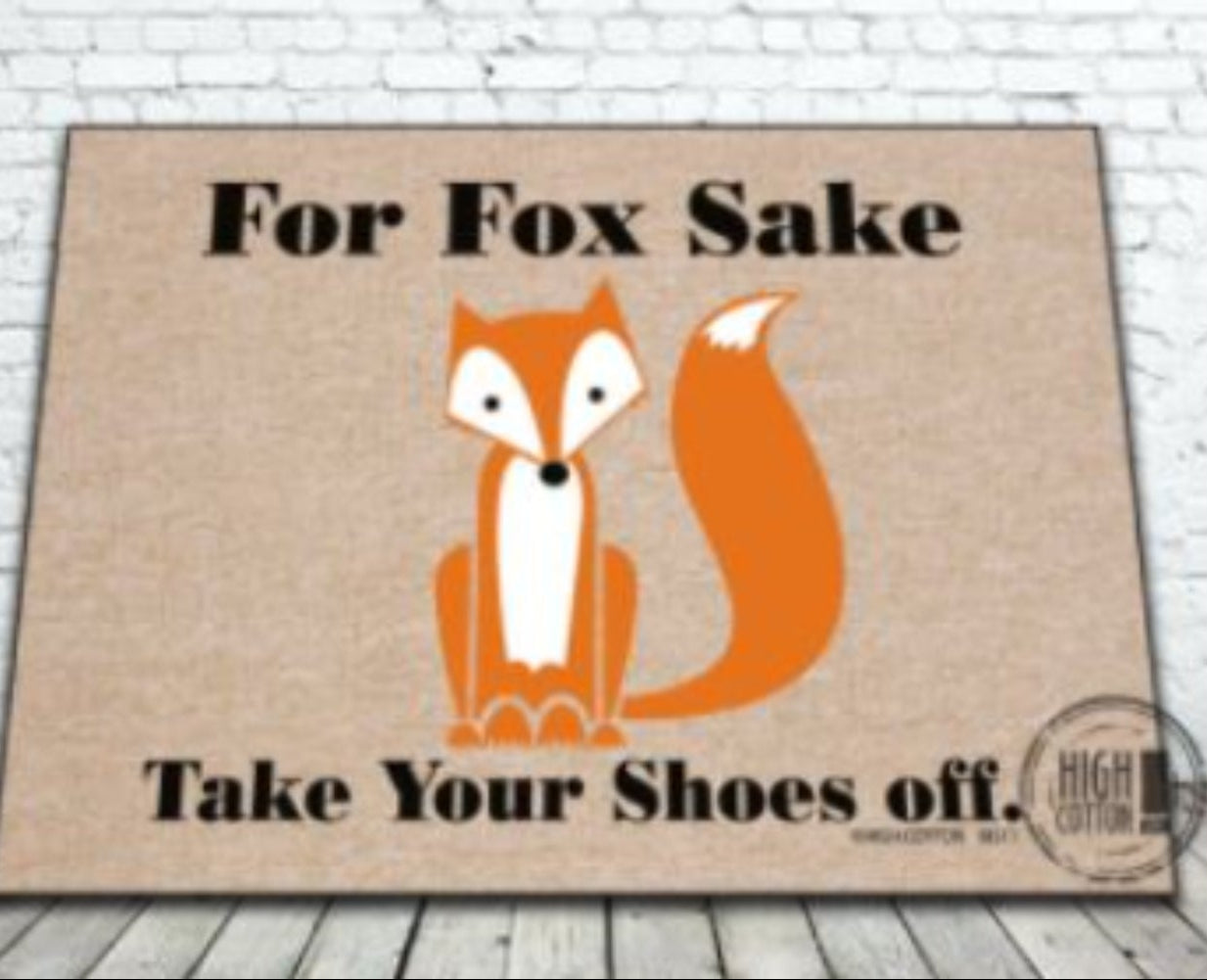 For Fox Sake Doormat
