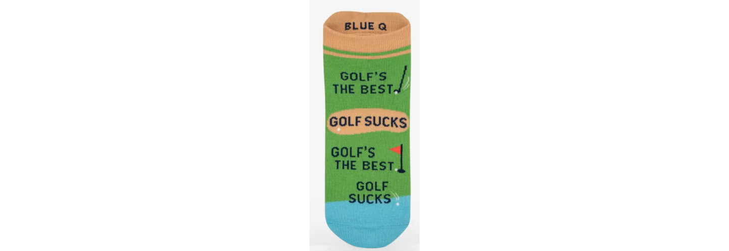 Sneaker Socks: Golf Sucks