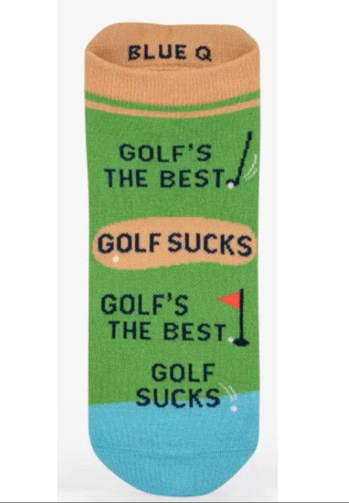 Sneaker Socks: Golf Sucks