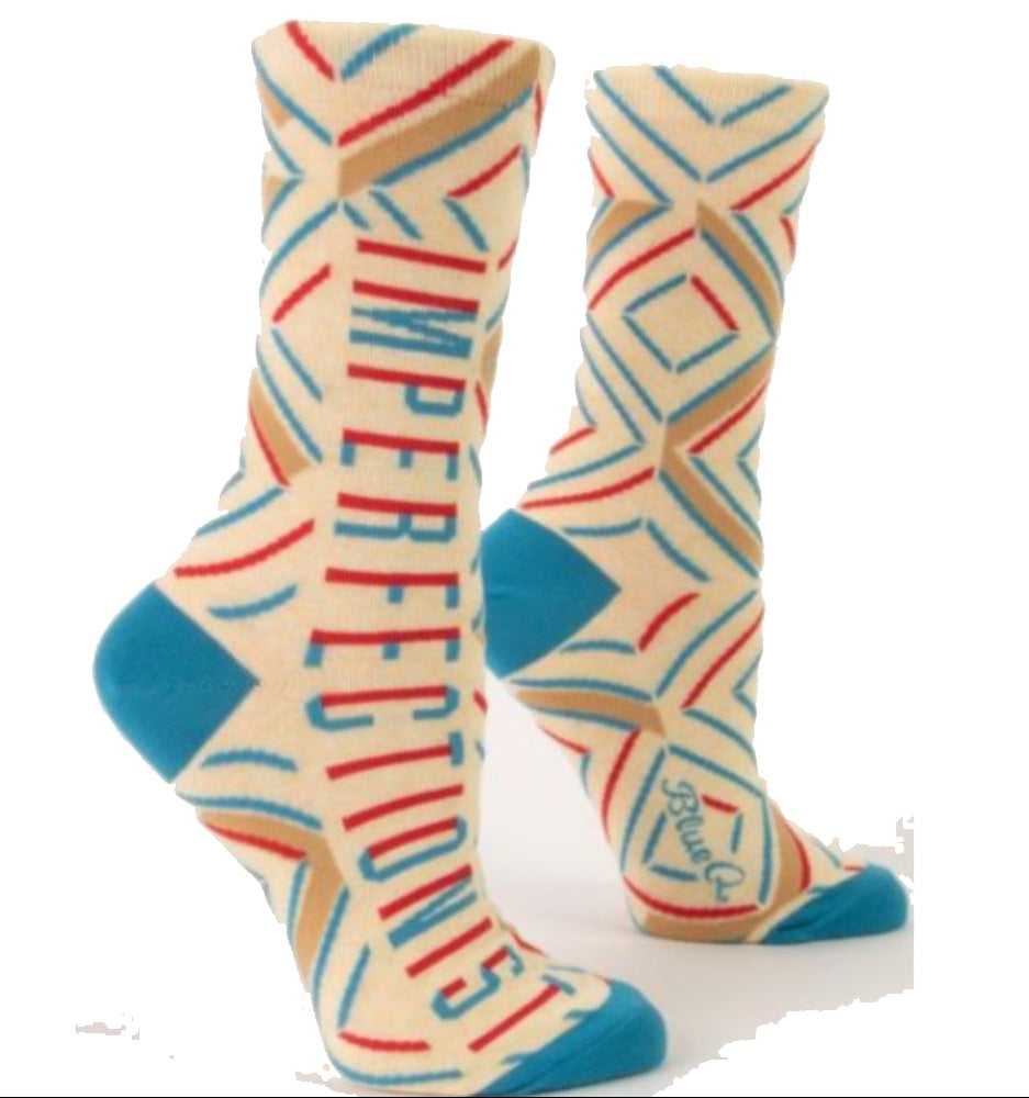 Women's Crew Socks: Imperfectionist