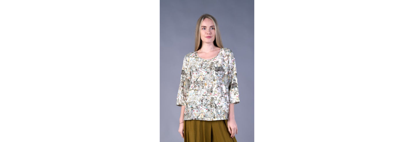 Shana Top City Scene One Pocket