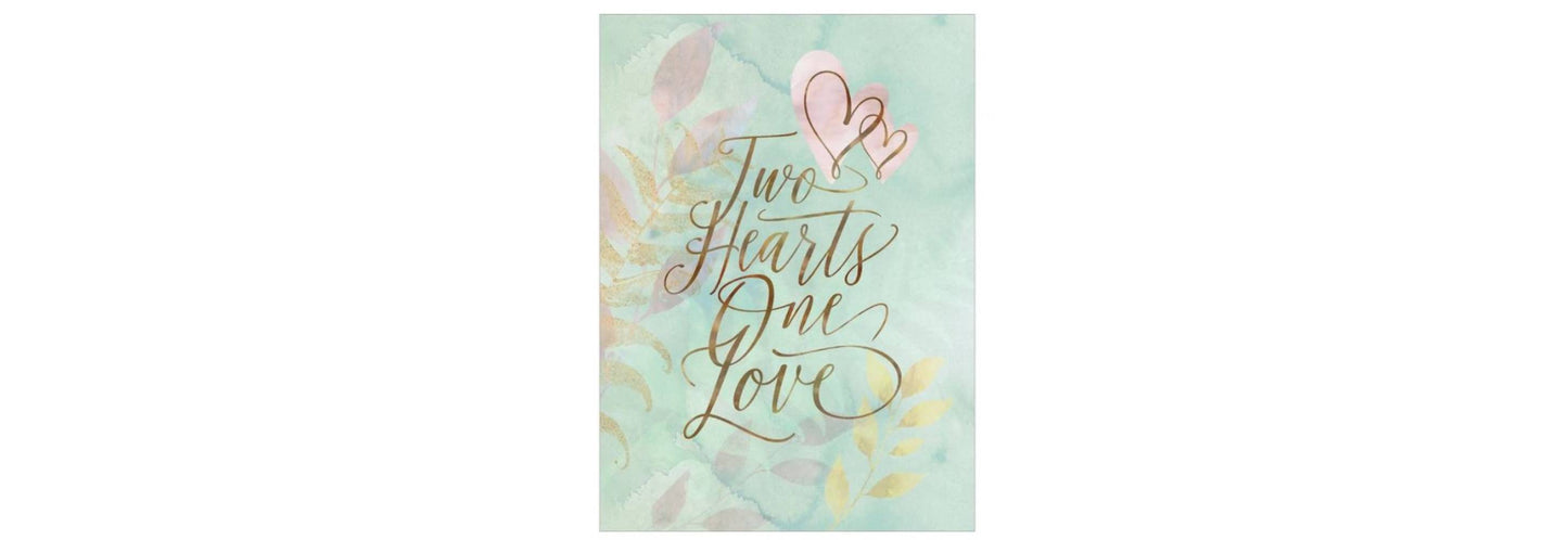 Two Hearts Wedding Card