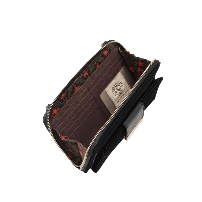 Suede Phone Crossbody in Black - Spartina 449 / On Sale!!
