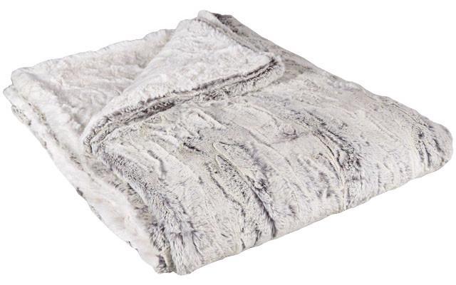 Luxurious Faux Fur Throw 58" X 45"