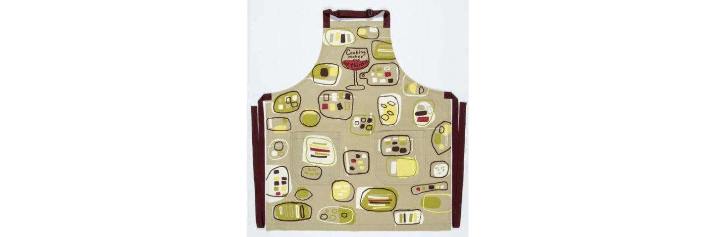 Apron: Cooking Makes Me So Thirsty