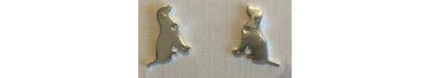 Earrings Faithful Dog Studs - Tomas
