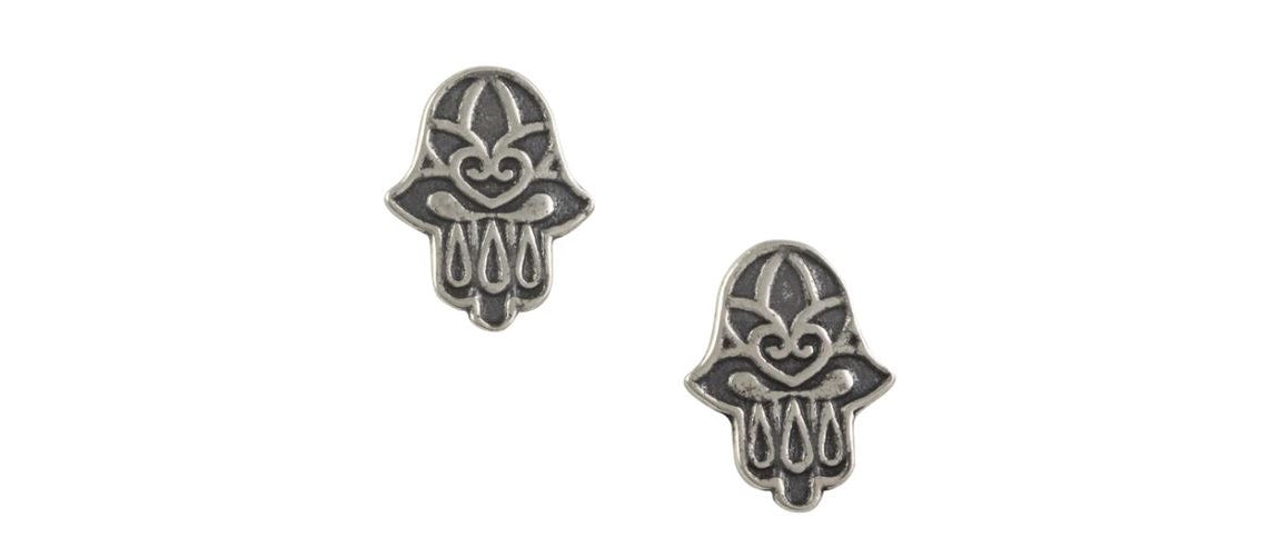 Earrings Hamsa Post