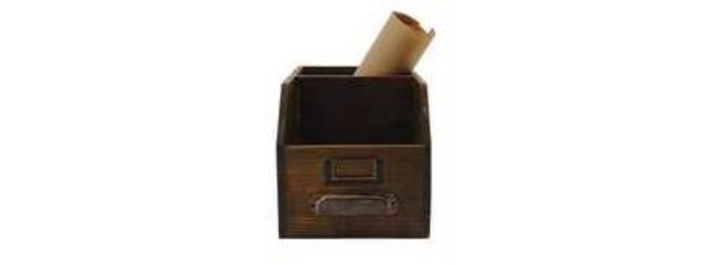Wood Organizational Bin - Creative Co-0p