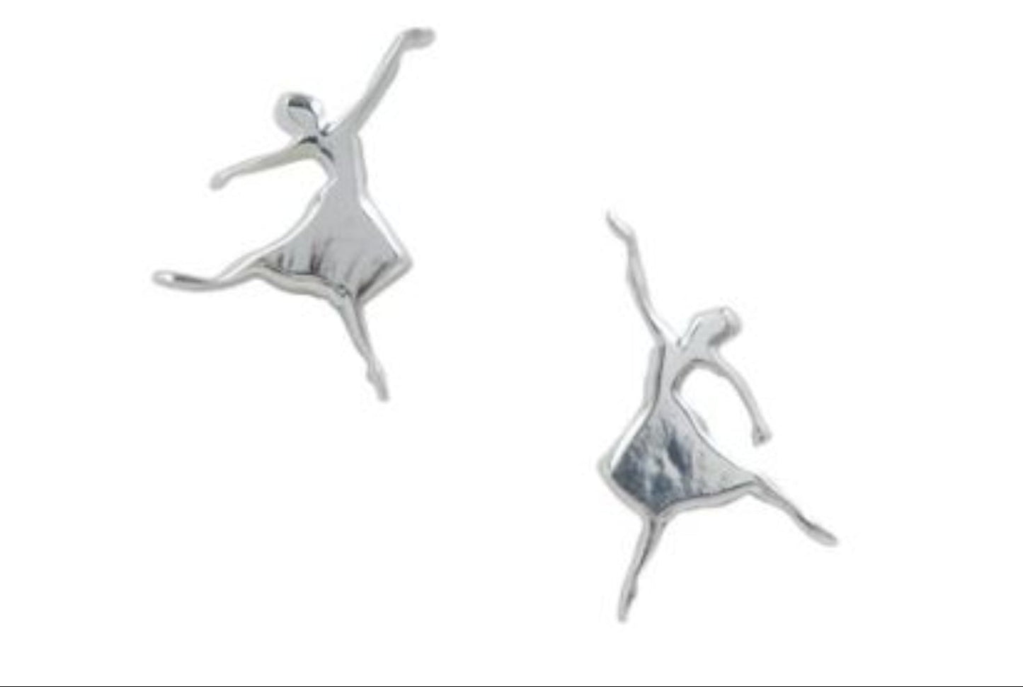 Sterling Silver Earrings Dancer Studs