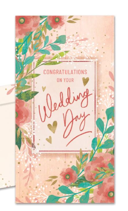 Wedding Day Money Holder Card