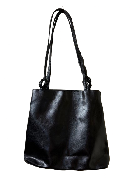 Transocchi Black Shoulder Bag Made in Italy | Preowned