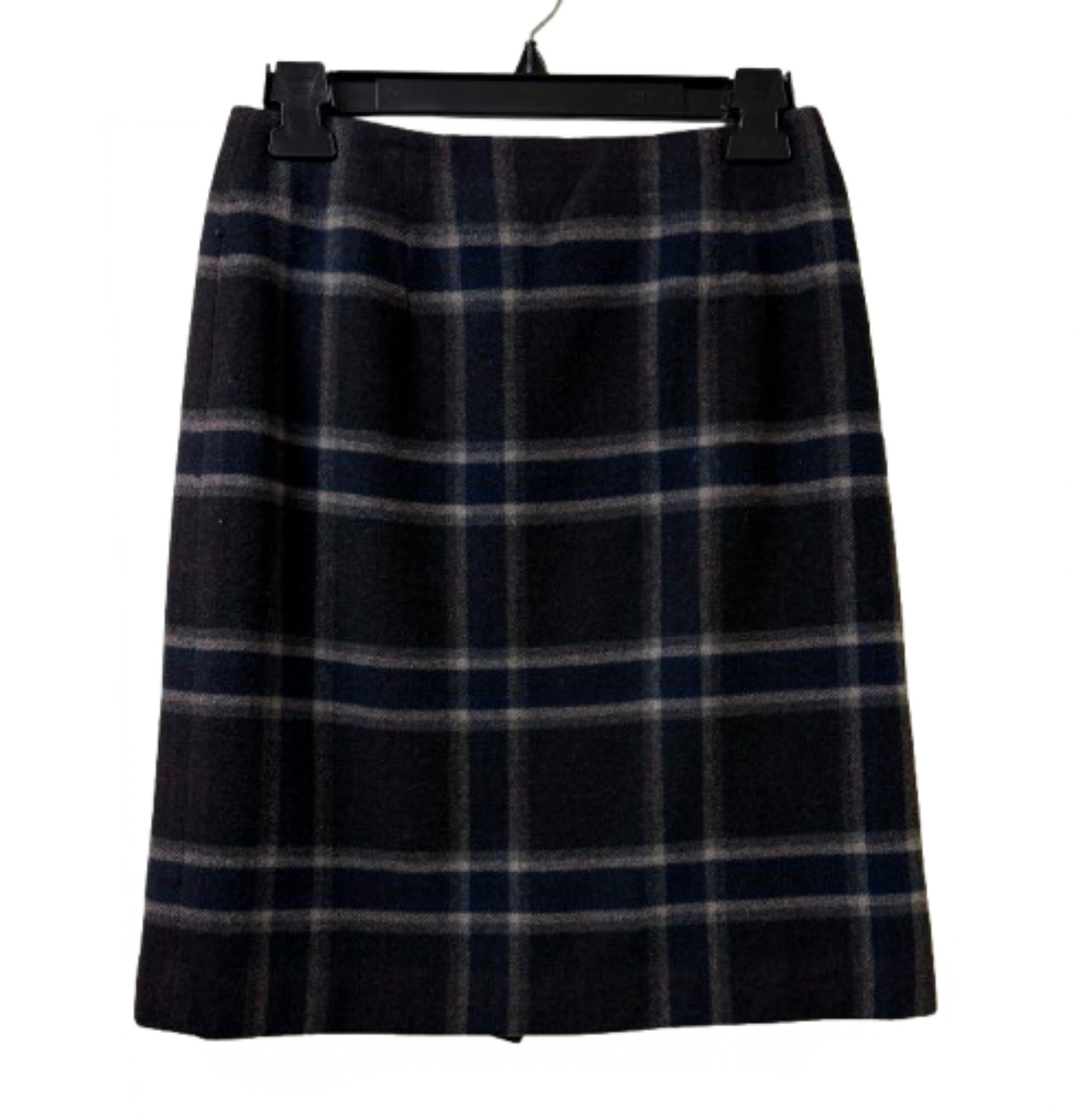 Talbots Black Plaid Skirt - Size 4 Petite | Preowned