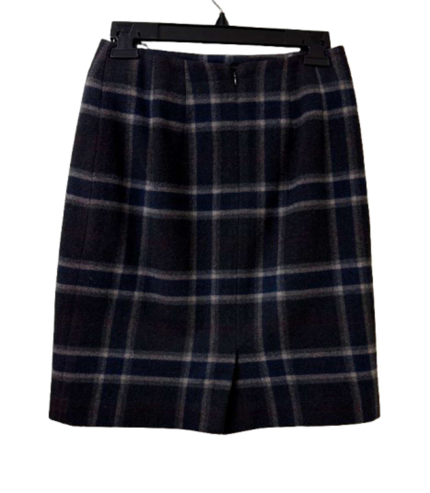 Talbots Black Plaid Skirt - Size 4 Petite | Preowned