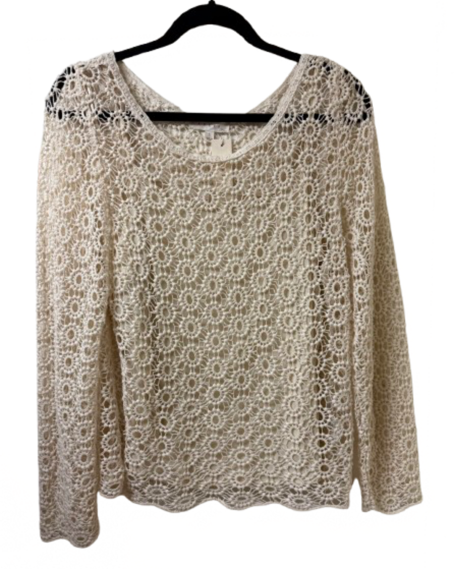 Avida Cream Lace Top - Large | New with Tags