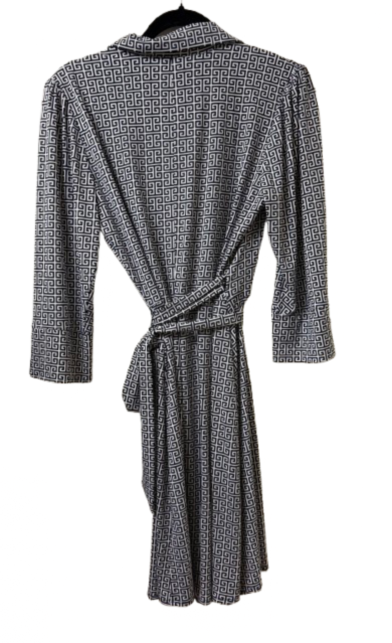 Laundry Blue and White Geometric Print Dress - Large | New with Tags