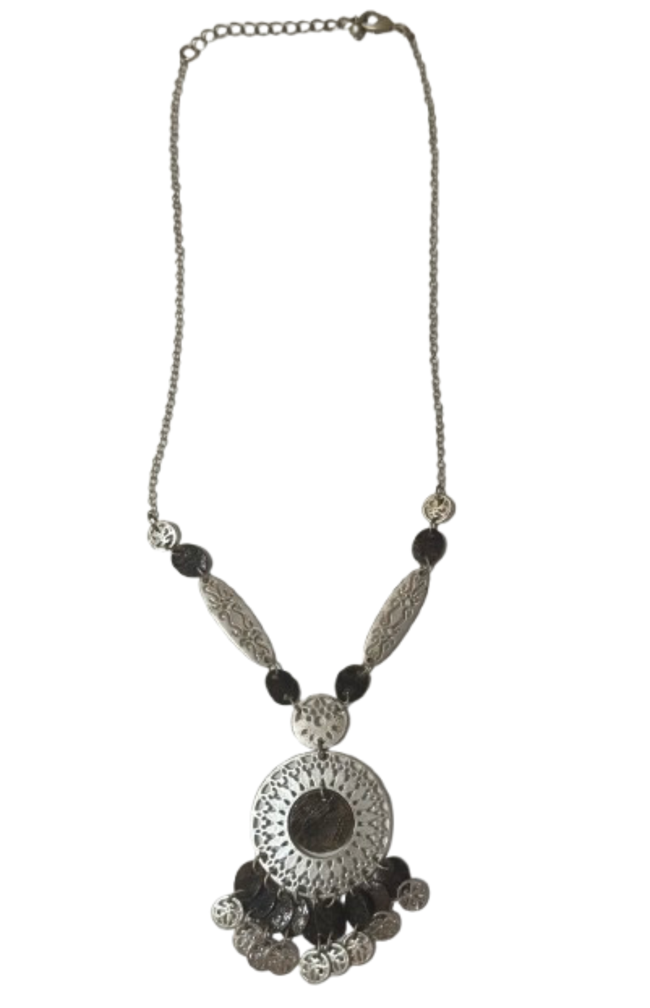 Vintage Tribal Coin Necklace | Preowned