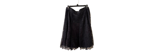 Apostrophe Black Lace Skirt - SZ10