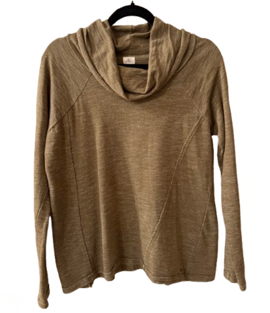 O'Neill Slub Cowl Neck Olive Top - SM | Preowned