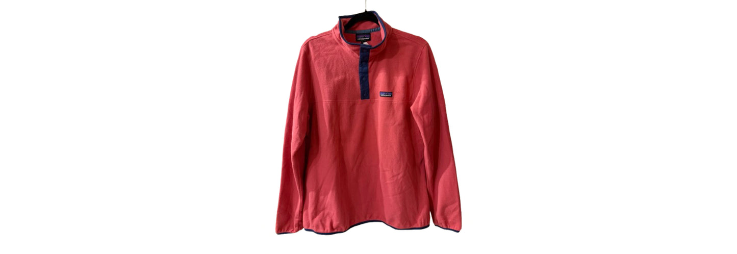 Patagonia Fleece Pink Sweatshirt - XL |Preowned