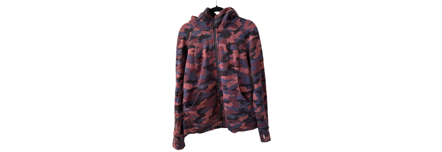 Lululemon Scuba Hoodie Rose Camo - SZ 14 | Preowned