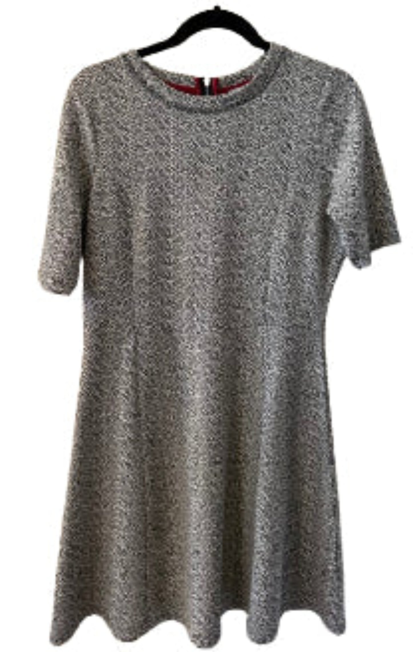 Katherine Barclay Black and White Pattern Dress - | Preowned