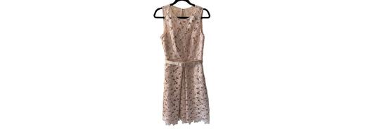 Eliza J. Cutout Floral Dress Peach - SZ 8 | Prerowned