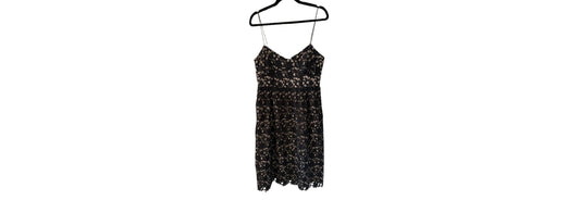 Ralph Lauren Black Lace Cutout Sleeveless Dress - SZ 8 | Preowned