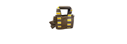 Urban Originals Bag Taupe and Yellow | Preowned