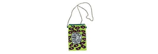 Beaded Bag No Bad Feelings Baby I'm Just Into Good Ones Now
