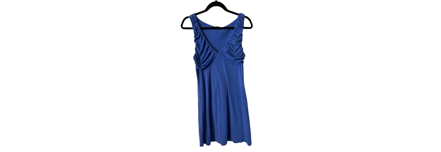 Velvet Tank Dress Blue - Small | Preowned