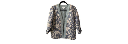 Pure Jill Kantha-Stitched Patch Pocket Jacket - Medium | Preowned