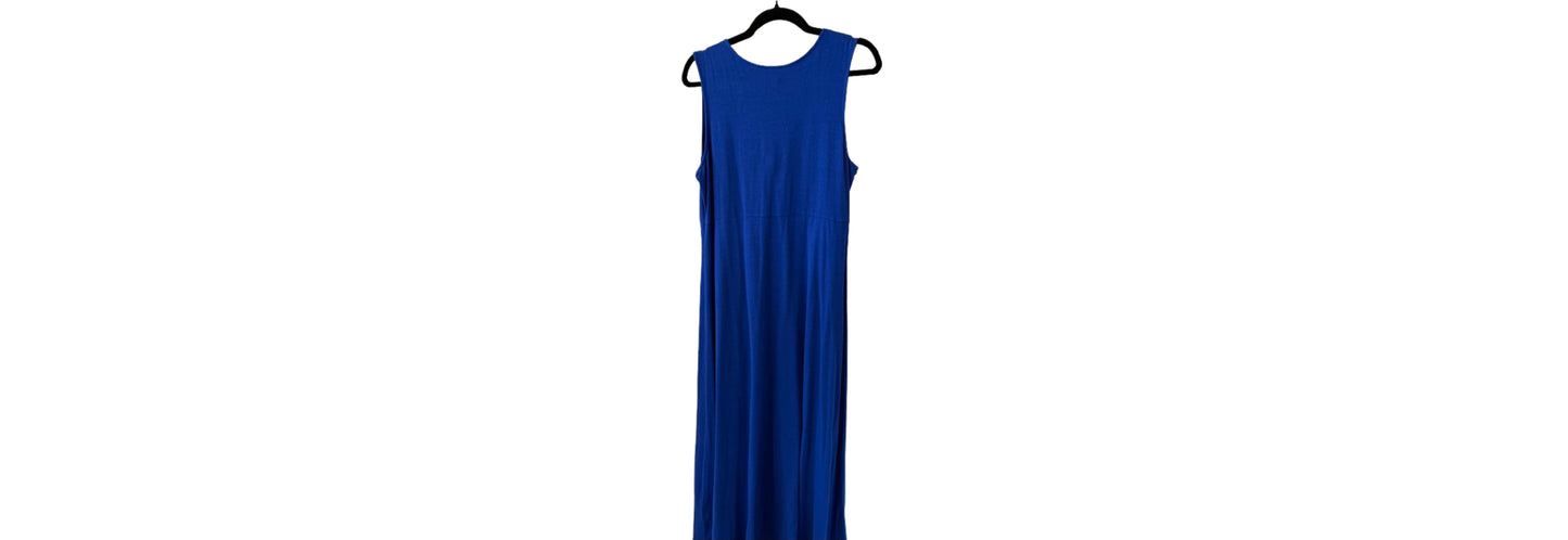 Talbots Cobalt Blue Maxi Dress  - LG | Preowned