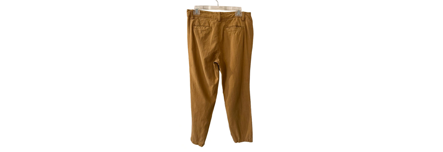 Anthropologie Camel Stitch Pants - SZ 28 | Preowned