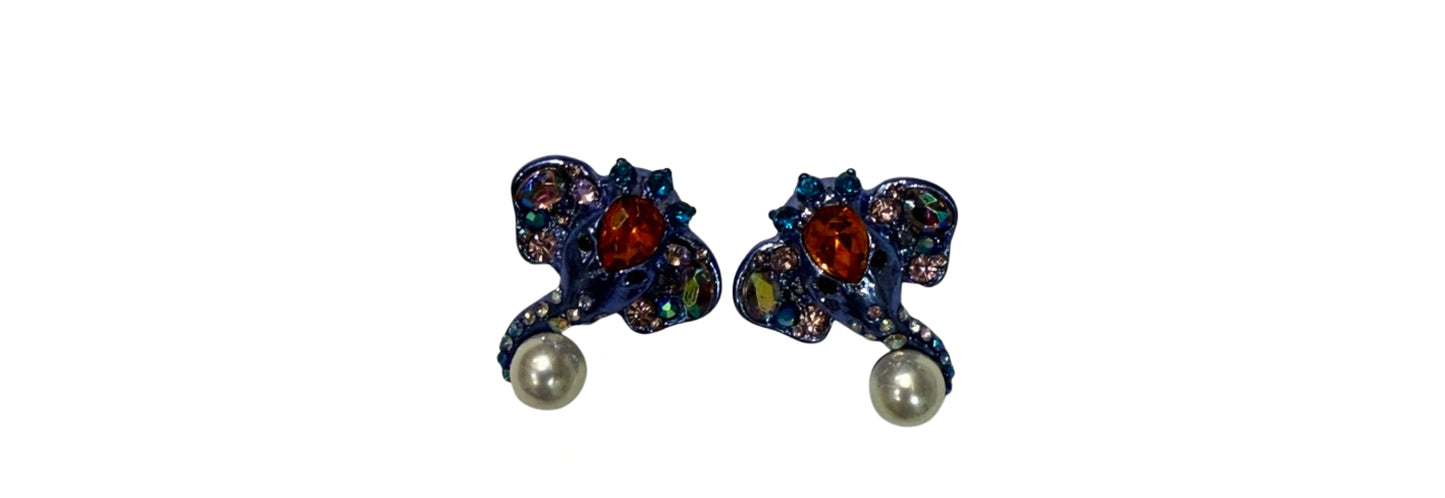 Betsey Johnson Magical Creature Elephant Stud Earrings | Preowned