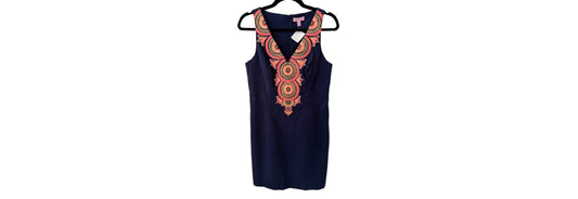 Lilly Pulitzer Navy Gabby Shift Dress  - SZ 2 | Preowned