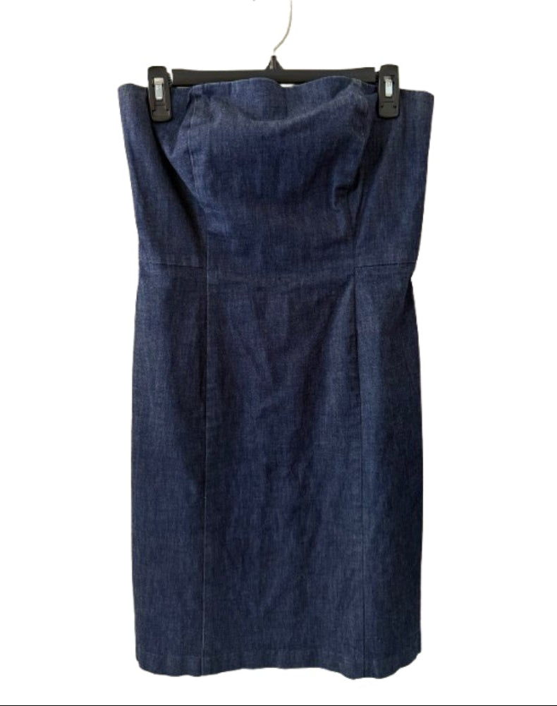Ann Taylor Sleeveless Denim Dress - SZ 10P | Preowned
