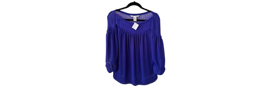Diane von Furstenberg Purple Blouse - SZ 4 | Preowned