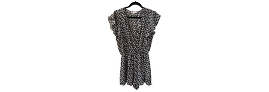 DR2 Black and White Romper - MD | Preowned
