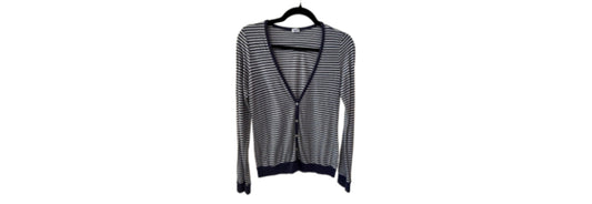 Splendid Blue and White Striped Cardigan  - MD |Preowned