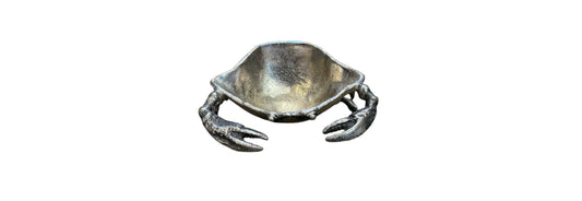 Crab Dish Silver Tone | Preowned