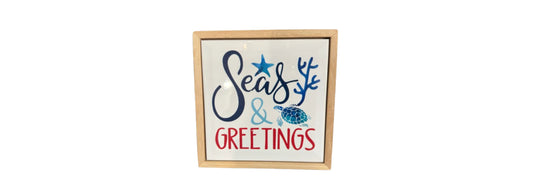 Seas & Greetings Sign | Preowned