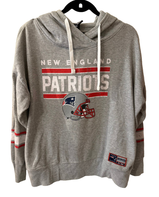 NFL New England Patriots Gray Hoodie X-Large | Preowned