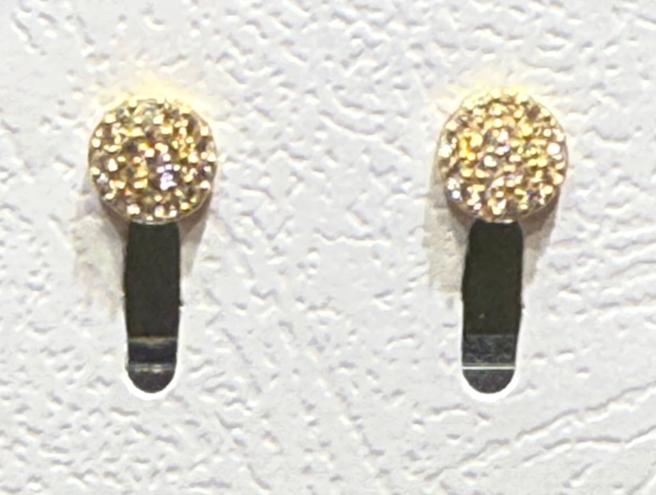 Dainty Gold Fill Round Pave Studs