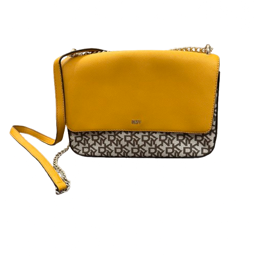 DKNY Crossbody Bag with Gold Chain Strap | Preowned