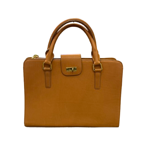 J Crew Edie Pecan Tan Handbag | Preowned