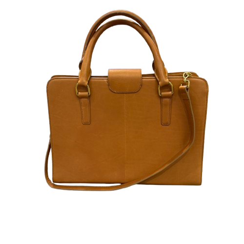 J Crew Edie Pecan Tan Handbag | Preowned