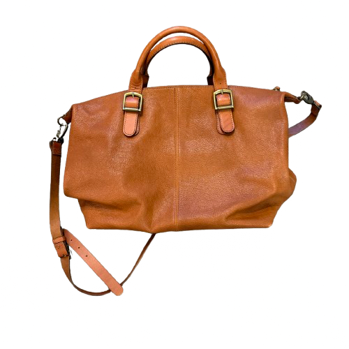 Mark Graham Chestnut Leather Tote Bag | Preowned