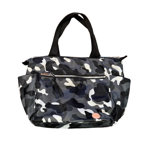 Shortly Love Black and Gray Camo Bag | Preowned