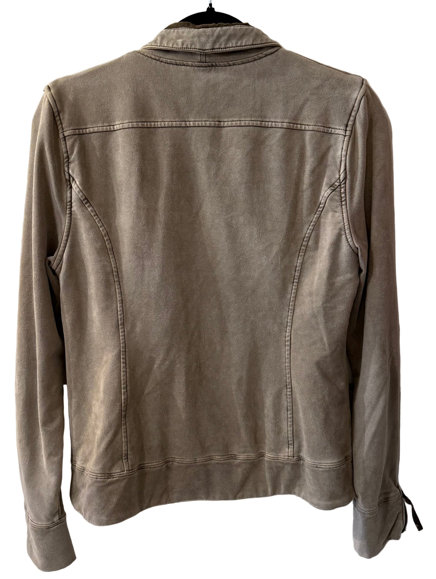 Anthropologie Marrakech Faux Suede Moto Jacket Size Small | Preowned