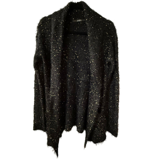 Guess Black Cardigan Sweater with Metallic Sparkles - MD | Preowned